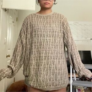Long sleeve knitted top